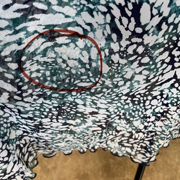 Allison britney Womens Dress Sz Large Coastal Artsy Nautical Beach Modern Casual - Picture 12 of 13